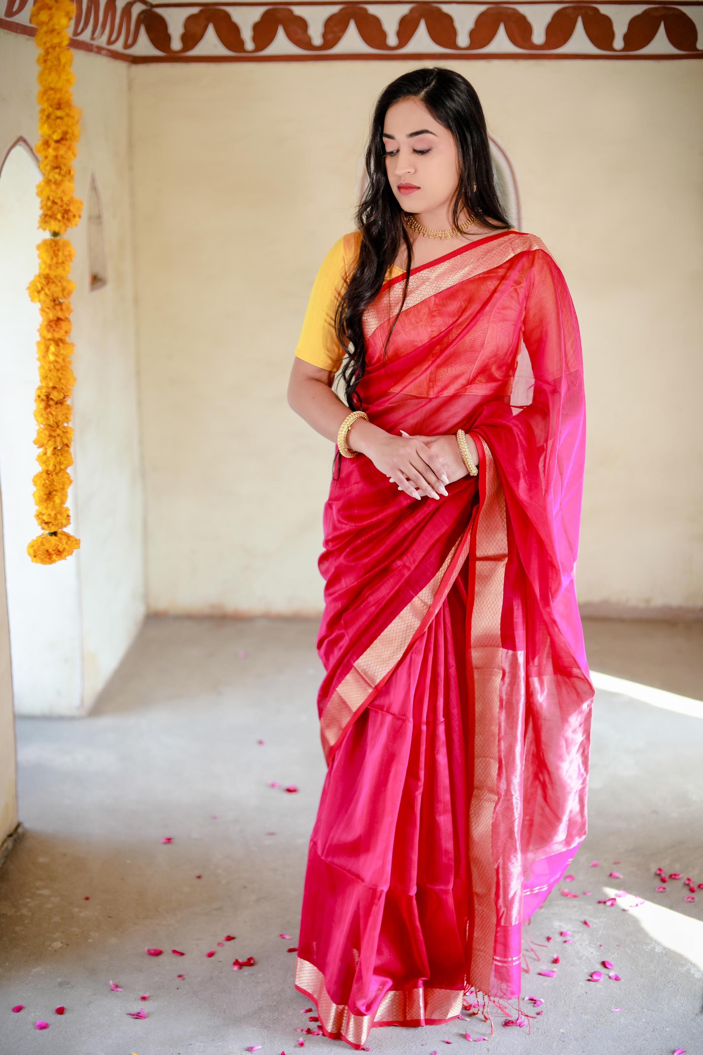 Pure Silk Cotton Saree
